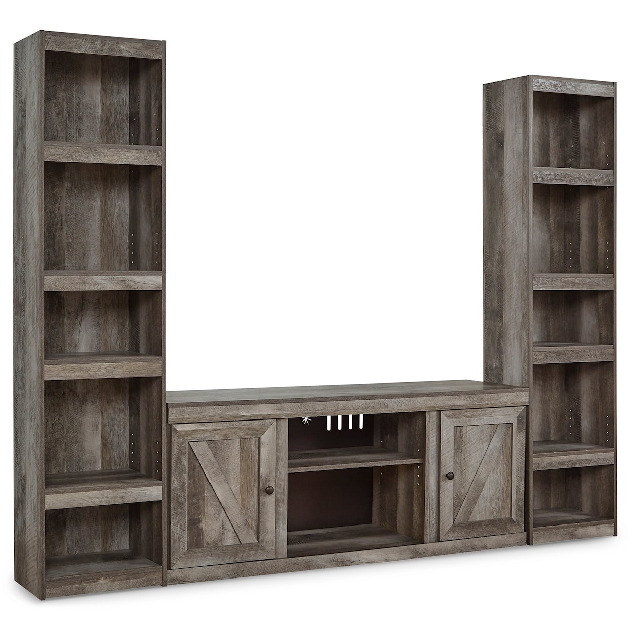 Signature Design by Ashley Wynnlow Entertainment Center with Piers