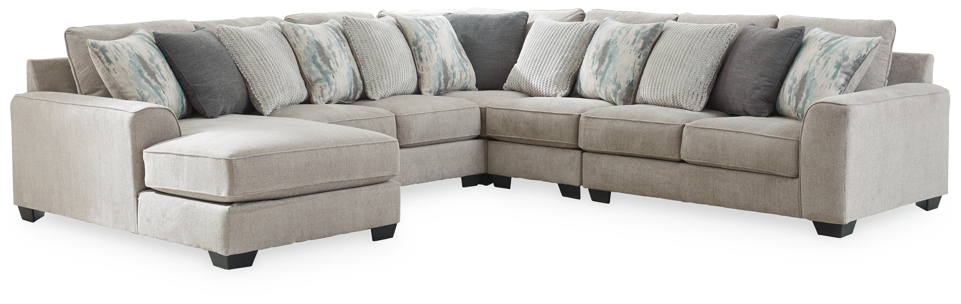5-Piece Sectional With Chaise