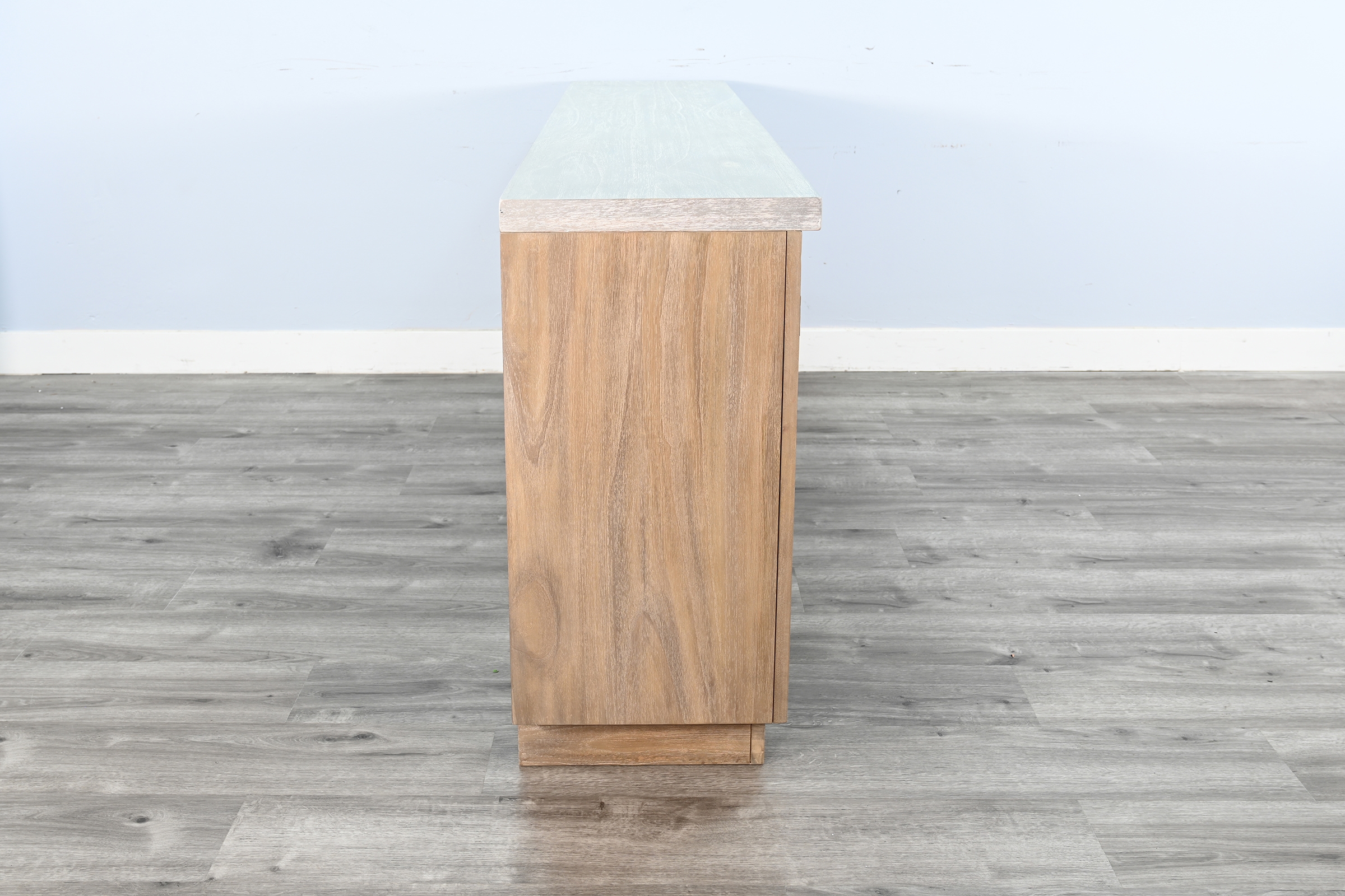 78" Media Console With Electric Fireplace