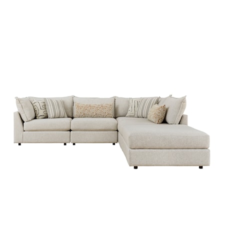 Sectional with Ottoman