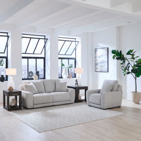 Sofa and Recliner