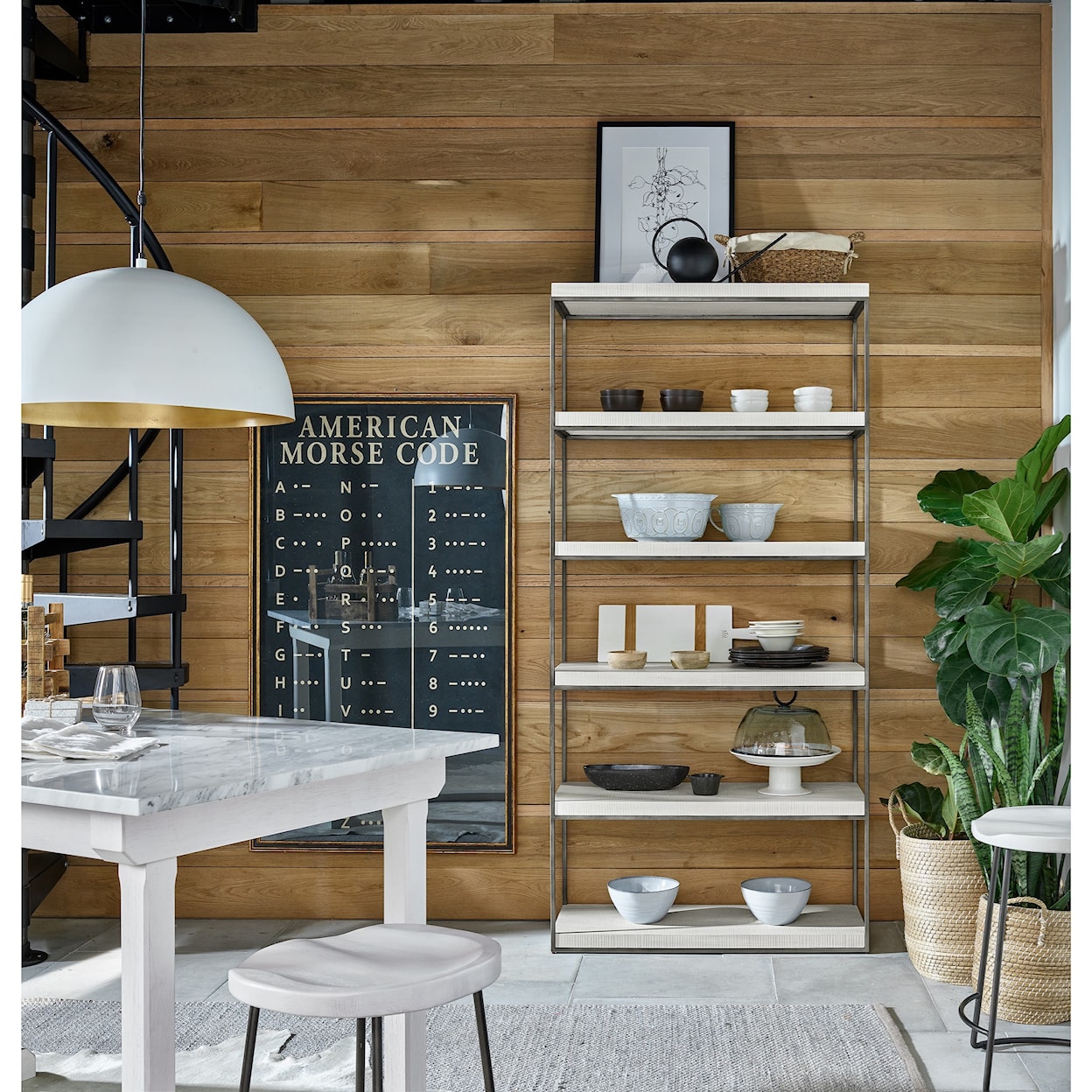 Universal Modern Farmhouse Etagere