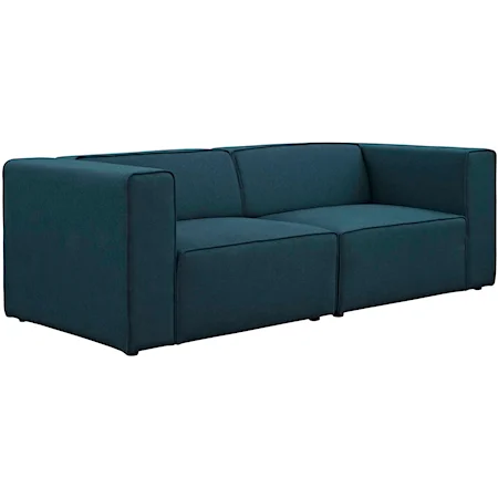 2 Piece Sectional Sofa Set