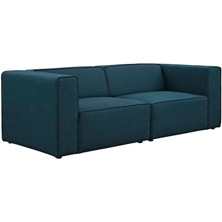 2 Piece Sectional Sofa Set