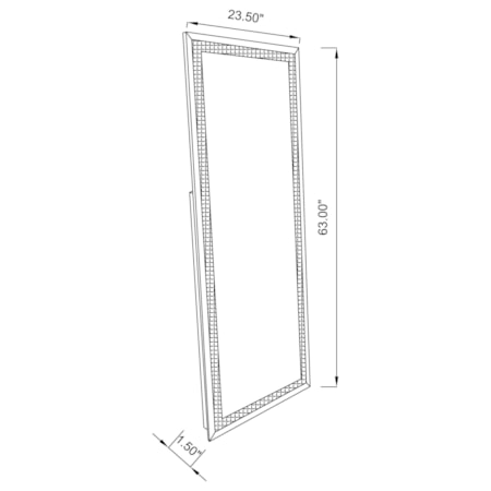 24 x 64 Inch Full Length Standing Mirror