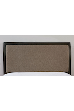 FUSA Jamie Transitional California King Upholstered Panel Bed