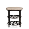 Riverside Furniture Capri Round End Table