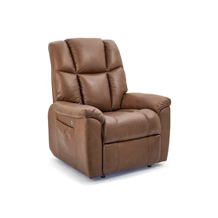 Power Recliner w/ Headrest & Lumbar