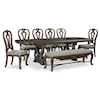 Michael Alan Select Maylee 8-Piece Dining Set with Bench