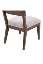 Liberty Furniture Cascade Falls Contemporary Panel Back Side Chair with Upholstered Seat