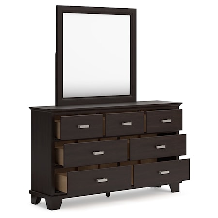 Dresser and Mirror