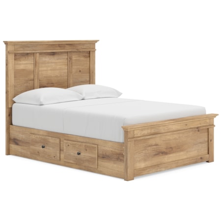 Full Panel Storage Bed