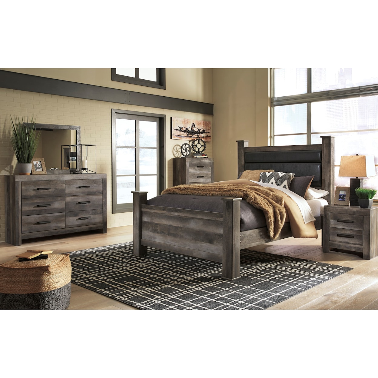 Ashley Furniture Signature Design Wynnlow Queen Bedroom Group