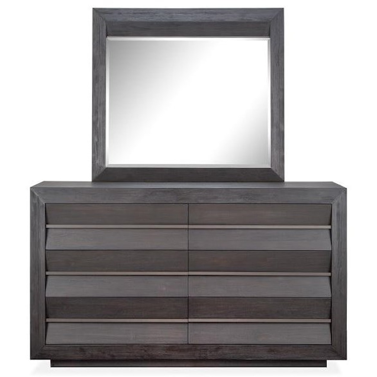 Magnussen Home Wentworth Village Bedroom Dresser and Mirror Set