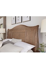 Vaughan Bassett Cool Farmhouse Farmhouse King Arched Bed with Footboard Storage