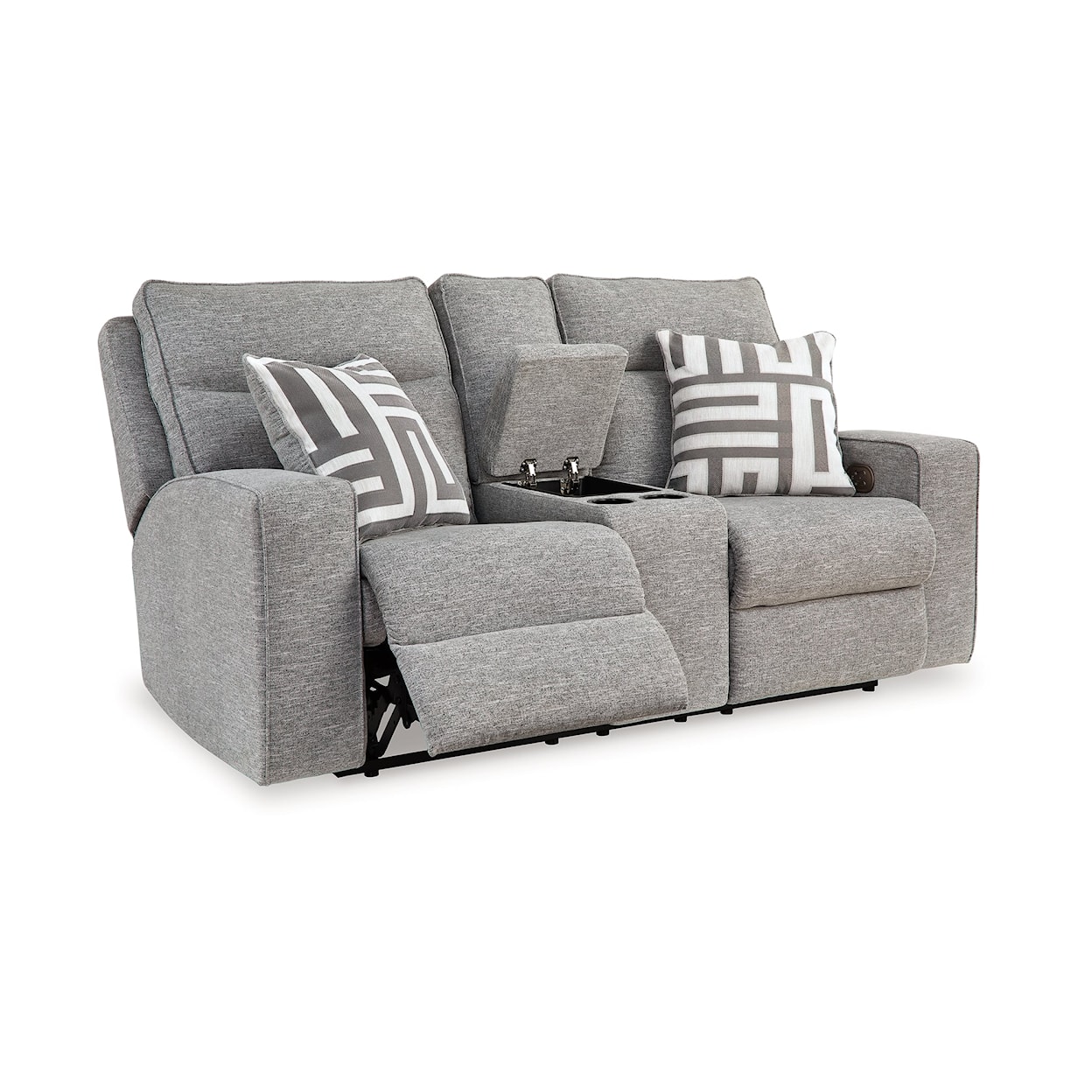 Signature Design by Ashley Biscoe PWR REC Loveseat/CON/ADJ HDRST