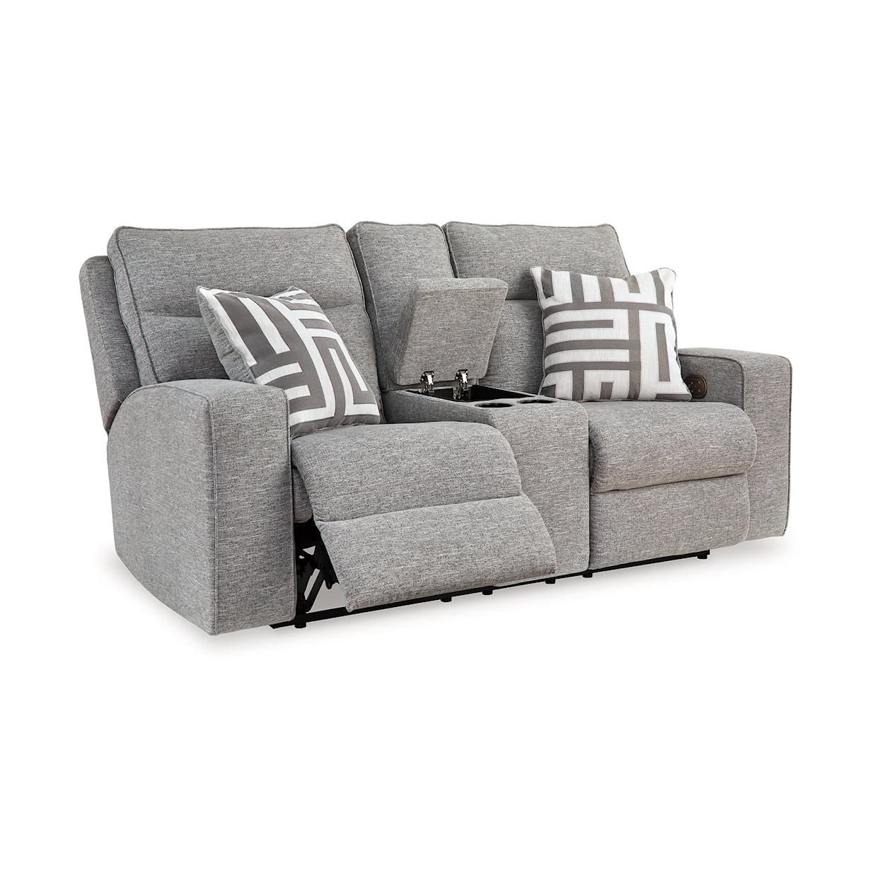 Signature Design by Ashley Furniture Biscoe PWR REC Loveseat/CON/ADJ HDRST