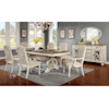 Furniture of America Arcadia Two-Piece Side Chair Set