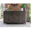 International Furniture Direct Nogales Console 4-Door Storage Console