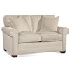 Braxton Culler Bedford Loveseat with Rolled Armrests