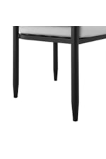 Armen Living Alegria Contemporary Outdoor Swivel Barstool with Rope Detailing