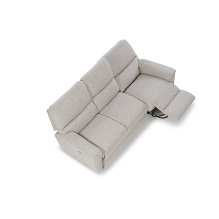 Power Reclining Sofa w/ Headrest &amp; Lumbar