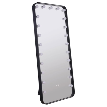 32 x 71 Inch LED Standing Mirror w/ Speakers