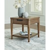 Ashley Furniture Signature Design Roanhowe Rectangular End Table