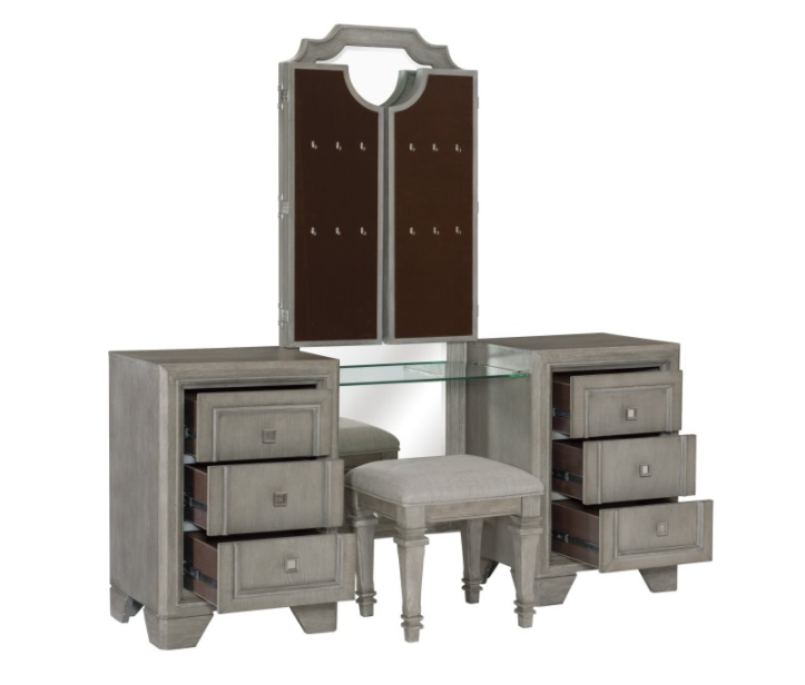 Homelegance Colchester Vanity Dress with Mirror