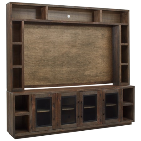 Entertainment Console and Hutch