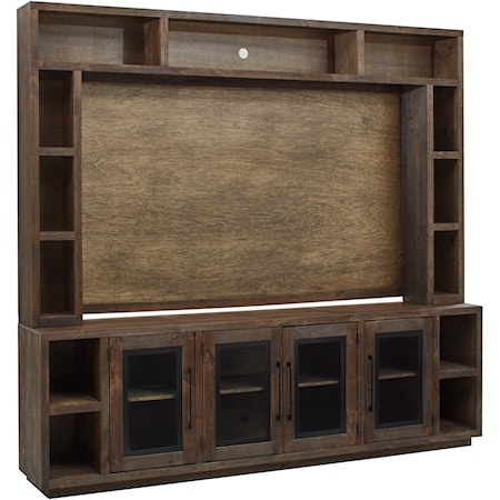 Entertainment Console and Hutch
