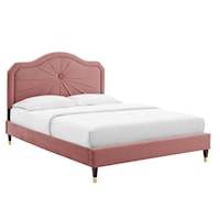 Performance Velvet Full Platform Bed