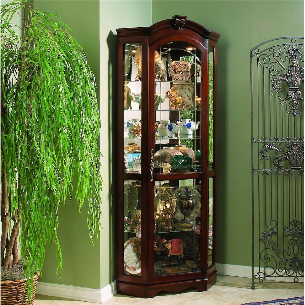 Pulaski Furniture Curios Corner Curio Cabinet