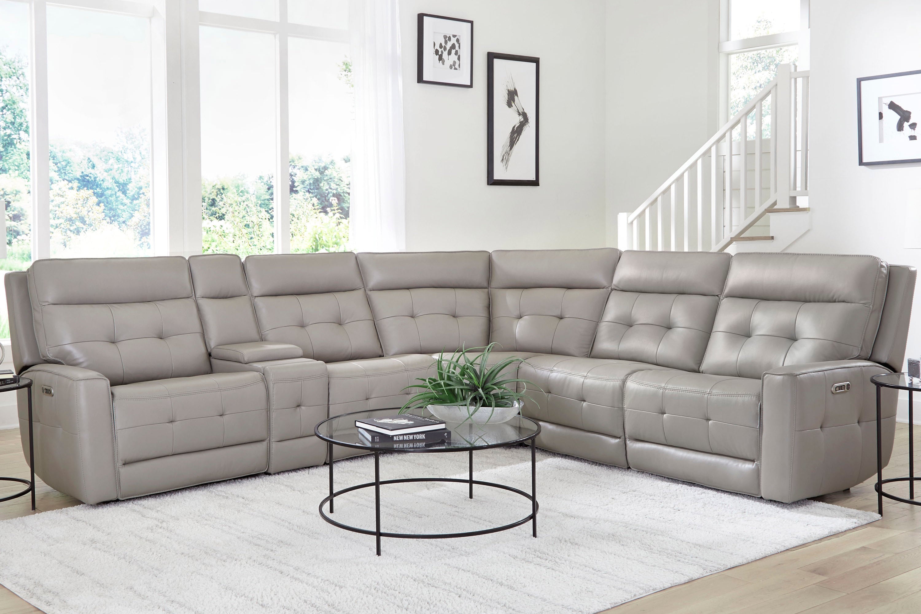 Parker Living Canterbury 6-Piece Power Reclining Sectional Sofa