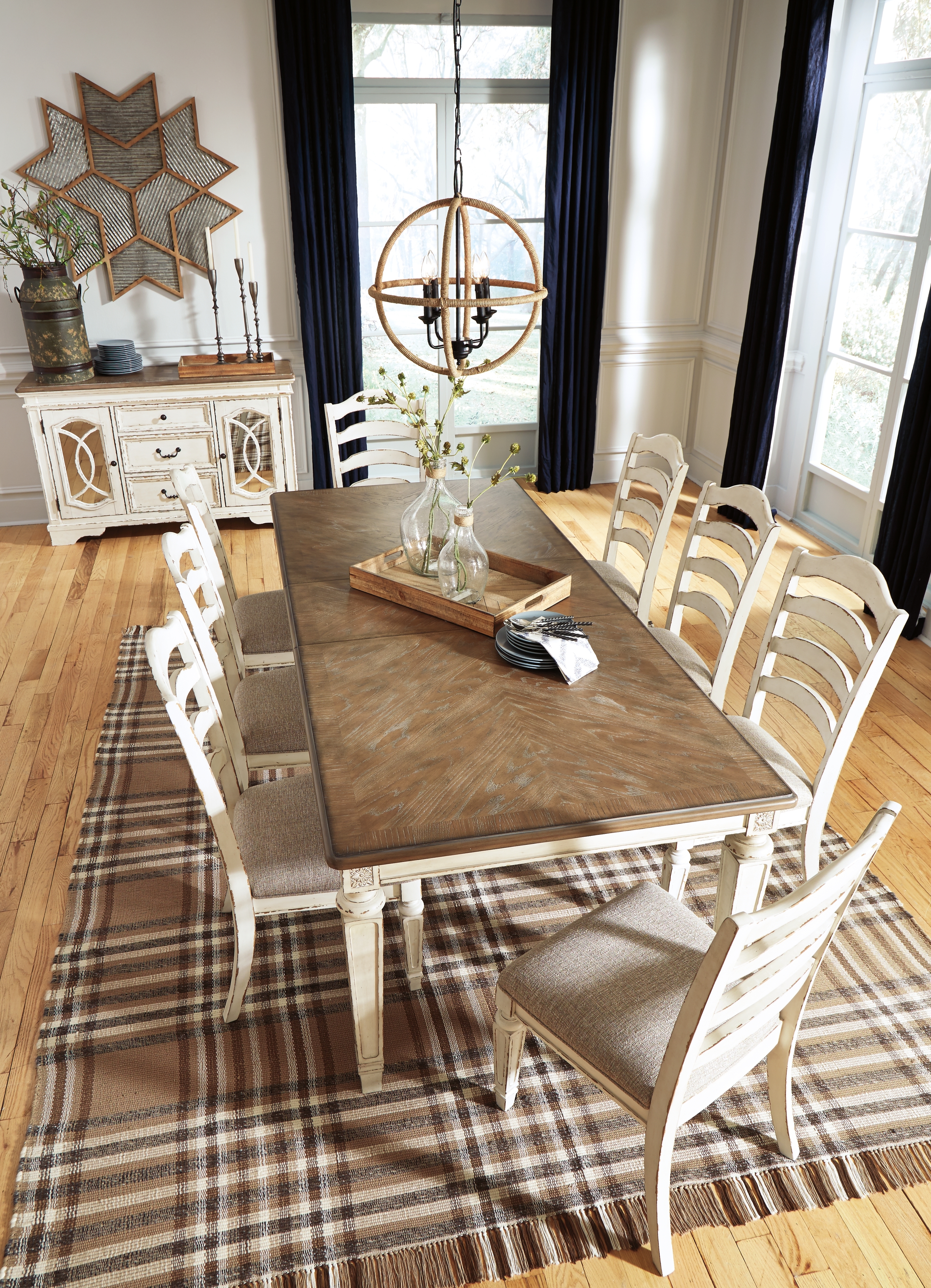 Signature Design by Ashley Realyn Rect Dining Room Ext Table