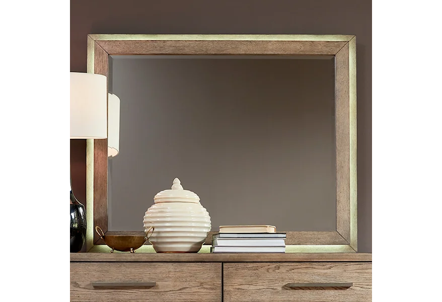 Canyon Road Lighted Mirror by Liberty Furniture at Gill Brothers Furniture & Mattress