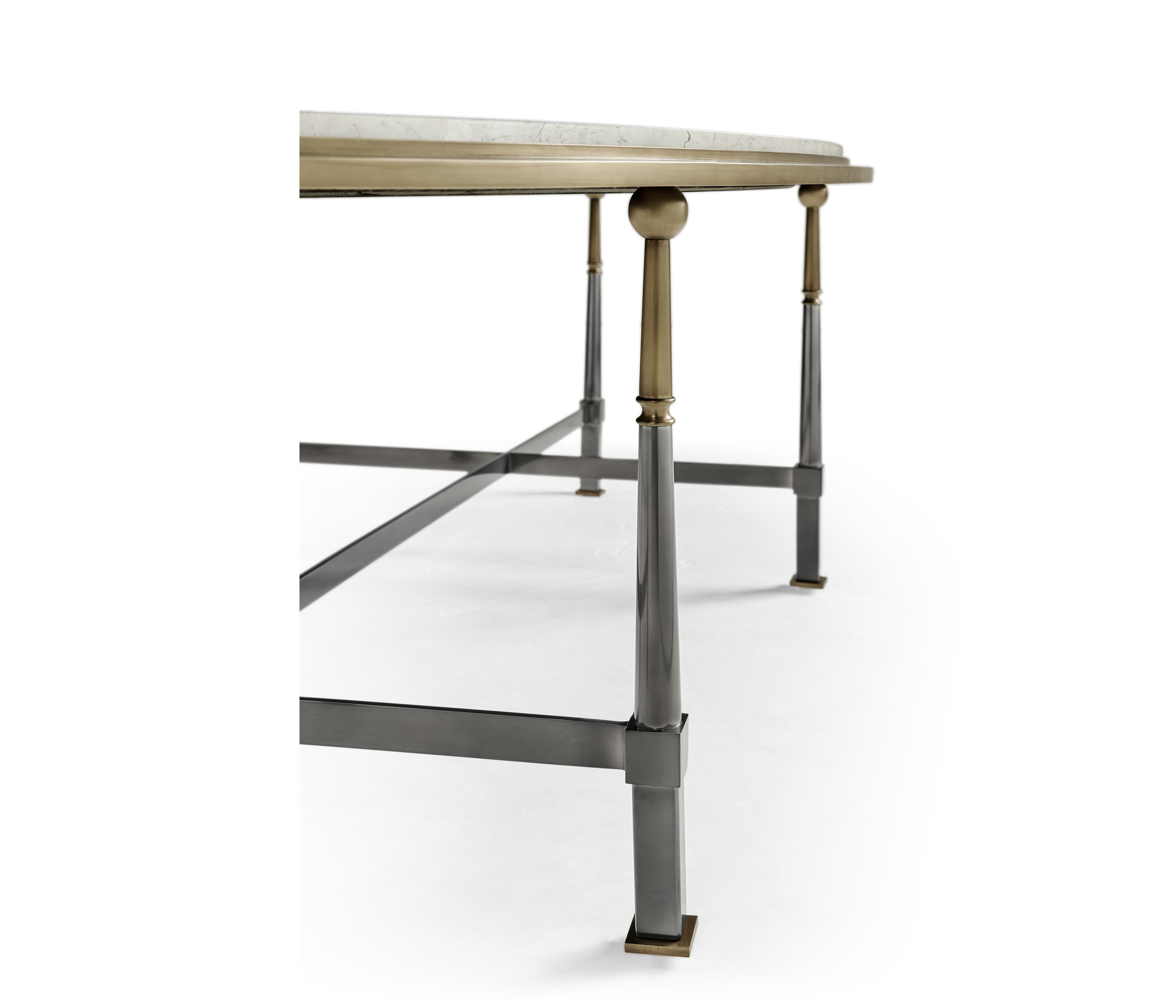 Jonathan Charles Hamilton Hamilton Oval Cocktail Table