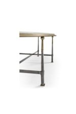 Jonathan Charles Hamilton Hamilton Oval Cocktail Table