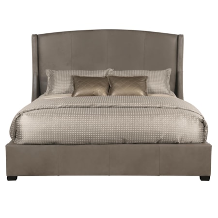 Cooper Leather Shelter Bed Queen