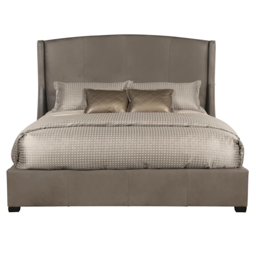 Cooper Leather Shelter Bed Queen