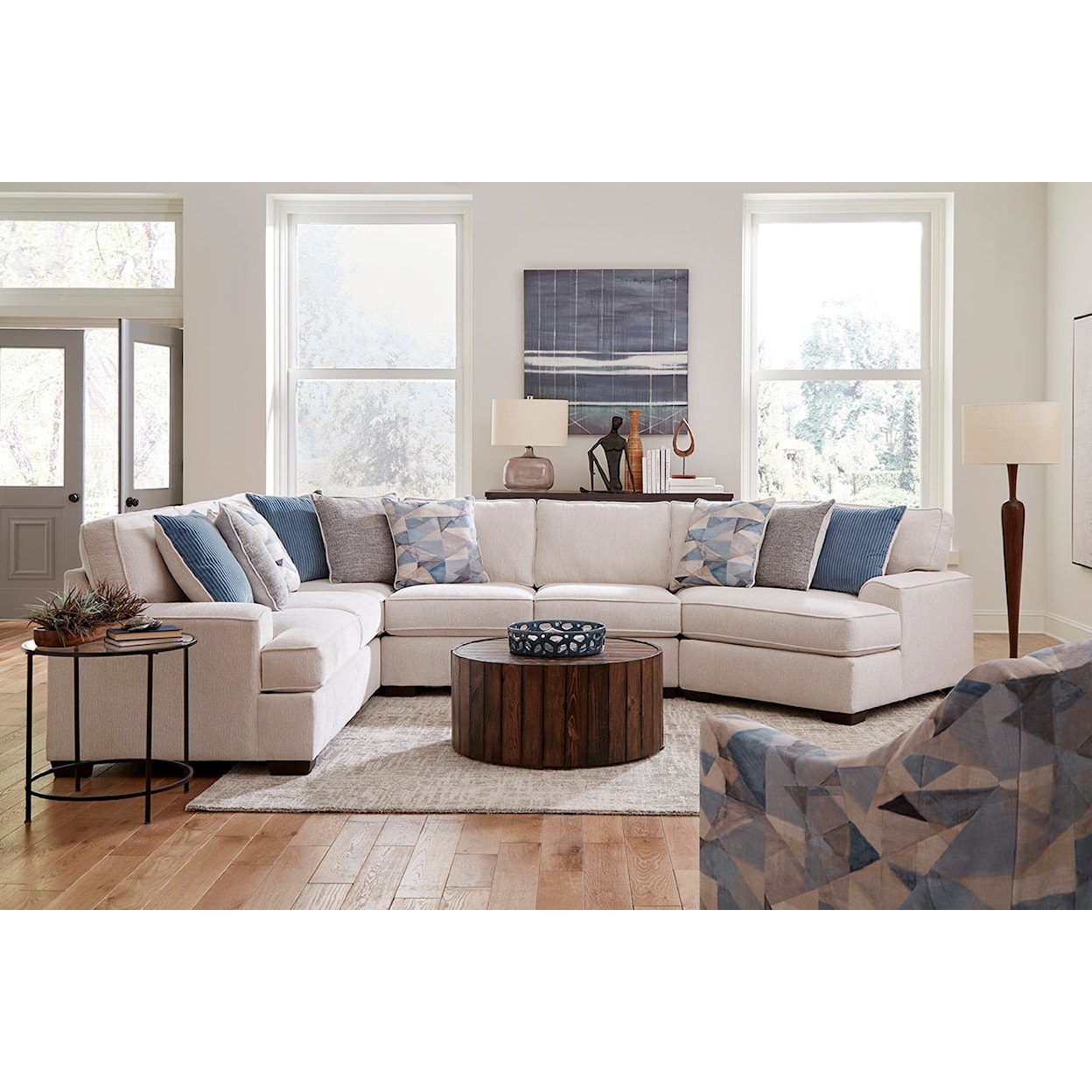Behold Home BH3550 Rockport 3-Piece Sectional Sofa