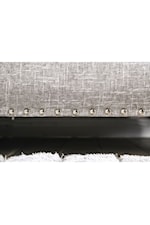 Furniture of America - FOA Erika Contemporary Sofa with Sloped Arms and Nailhead Trim