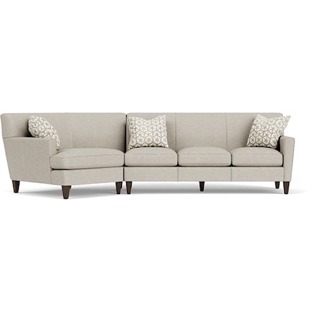 2-Piece Sectional with LAF Angled Chaise