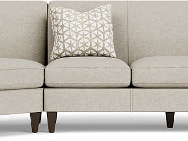 2-Piece Sectional with LAF Angled Chaise