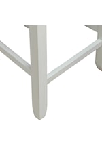 Square tapered legs with nylon chair glides