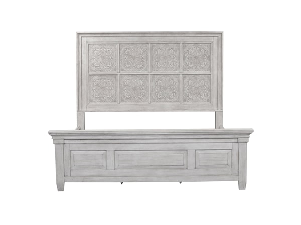 4-Piece Decorative Queen Panel Bedroom Group