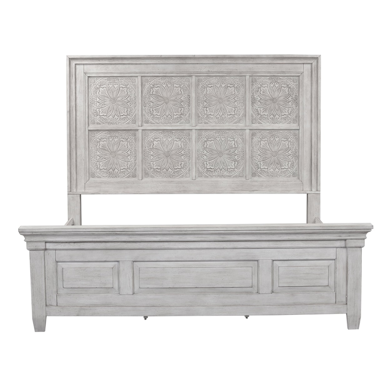 Libby Haven 4-Piece Decorative King Panel Bedroom Group