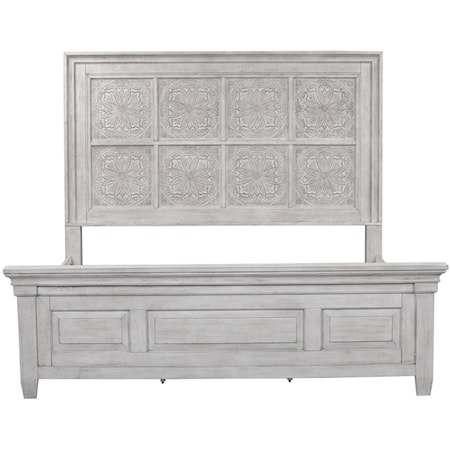 5-Piece Decorative Queen Panel Bedroom Group