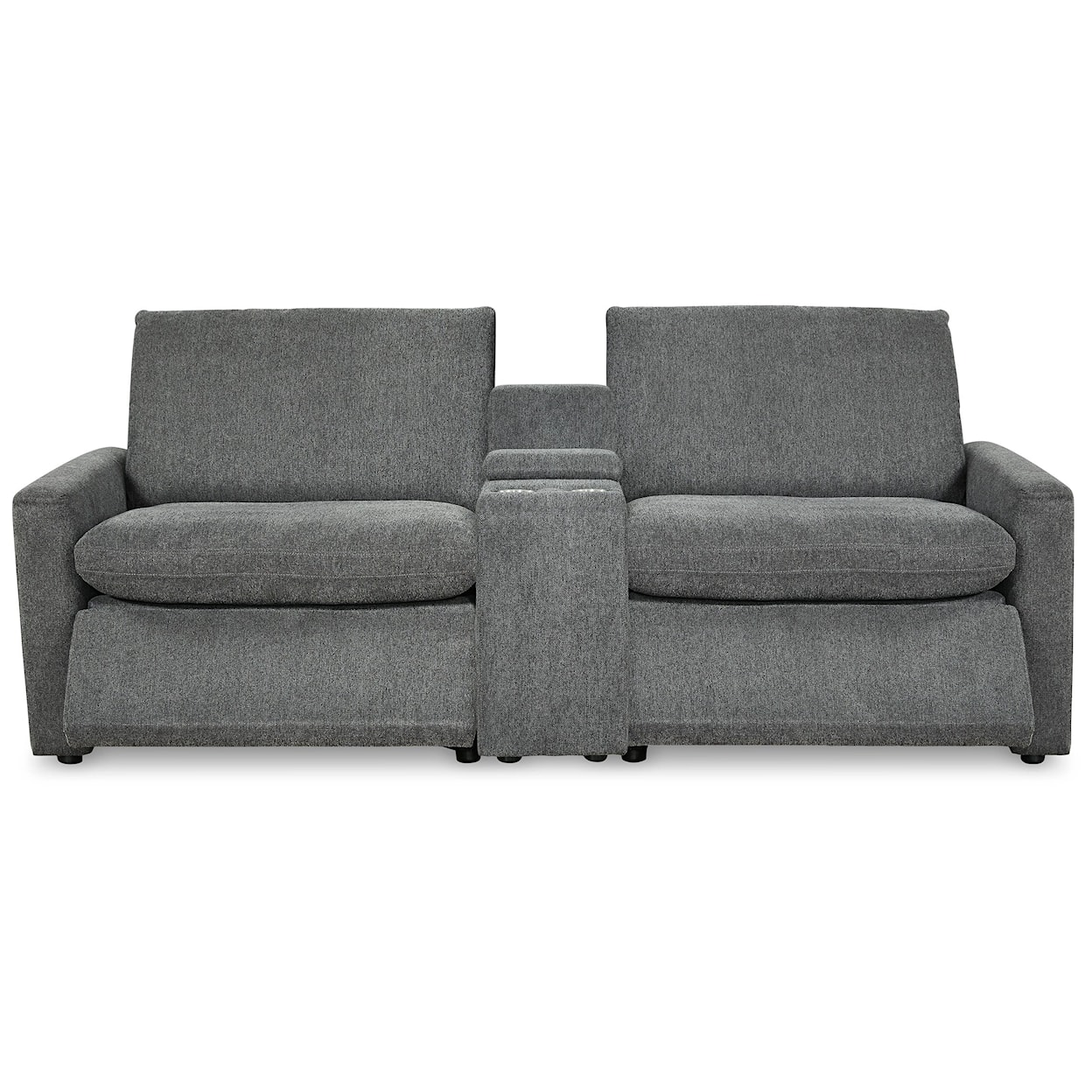 Signature Design by Ashley Furniture Hartsdale 3-Piece Power Reclining Sofa w/ Console