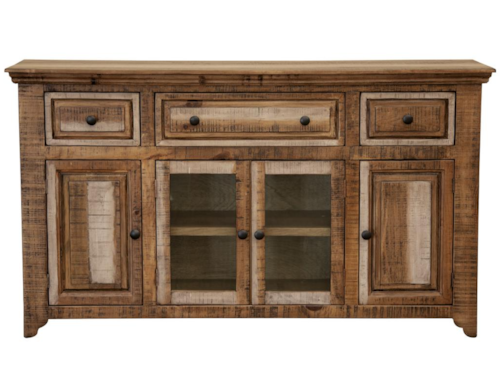 Farmhouse 3-Door Server with Drawers